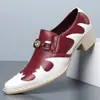 Venta Caliente de Amazon Transfronterizo Tallas Grandes Comercio Exterior para Hombre Slip-on Formal de una Pieza Negocios Casual para Hombre 660123