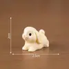 Figuritas de conejitos lindas en miniatura para micro paisajismo, decoraciones DIY para casas de muñecas, accesorios colgantes y adornos pequeños