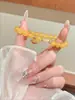 Pulsera de ágata amarillo natural con cuentas para mujer, accesorio cultural y creativo de bucle único de jade Hetian, ágata amarillo al estilo chino. El robo de imágenes será procesado