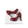 Zapatos de Tacón Alto con Plataforma Impermeables Estilo Hepburn Tacón de Aguja Puntiagudos de Moda Correa de Hebilla de Una Sola Tira Boca Baja Zapatos de Trabajo Princess Nocturna