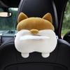 Caixa de Lenços de Desenho Animado para Carro Fofa de Pelúcia Multifuncional Pendurável no Encosto do Banco de Carro Porta-Lenços para Caixa de Apoio de Braço Atacado para Carros