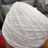 Hilo de burbujas mágico de doble luz hilo hueco hilo hecho a mano oso de peluche muñeca hilo de seda brillante