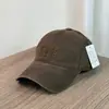Gorra de béisbol bordada de otoño e invierno, gorra casual estilo coreano de pico de pato, sombrero versátil de protección solar para hombre, sombrero de sol de algodón puro de copa suave para mujer