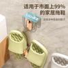 Perchero para zapatillas de baño, soporte para puerta de inodoro, colgador de zapatos de pared sin perforaciones, artefacto de almacenamiento