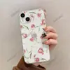 Popular Tulipán Rosa de Amazon para iPhone 16 Estilo Dulce Ultra-Delgado Carcasa Blanda Manzana 17Pm Funda de Teléfono Transparente