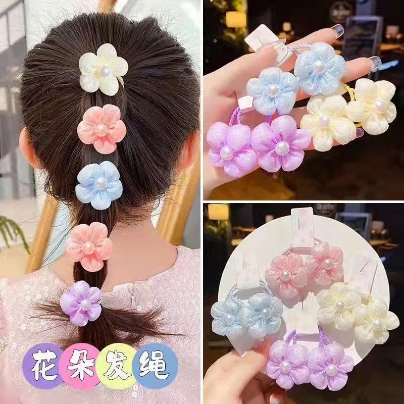 清新花朵皮筋