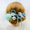 Horquilla Japonesa Estilo Ins Set de Accesorios para el Cabello para Festival de Yukata Kimono Flor de Seda Flor de Paja Adorno para el Cabello Hecho a Mano Original Estilo Japonés Flor para el Cabello