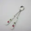 Cuchara de café con mango de cerámica creativa, tenedor de fruta, cuchillo y tenedor para pastel de luna, venta al por mayor directa de fábrica