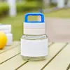 Copo pequeno portátil de vidro copo pequeno de leite copo para shake copo de suco portátil para levar copo de gordura de alto valor copo fofo
