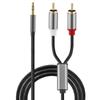 Linha de Áudio Lótus 2RCA Adequada para Conexão Tipo-c da Apple Caixa de Som Amplificador de Potência Vermelho e Branco Uma Duas Linhas de 3,5mm