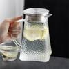 Fornecimento direto da fábrica garrafa de água fria com padrão de martelo grande capacidade resistente ao calor à prova de explosão conjunto de garrafas de água fria domésticas panela espremedor de suco pote de suco