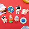 Cartoon Planet Rocket Rabbit Astronaut Acessórios de resina DIY Creme Gel Grampo de cabelo Acessórios Phone Case Geladeira Adesivo