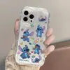 Stitch es Adecuado para Apple 15Pro Caricatura 16Promax Funda para Teléfono Móvil Iphone17 Transfronterizo 14Pro Lindo 13