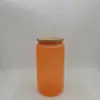 Copo Mason Jar de Vidro 16oz para Cerveja Cola Água com Logotipo Personalizado de Natal em Estoque Transfronteiriço Sublimação