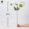 Venta directa de fábrica: Materiales florales estilo bosque verde, bolitas de cebolleta, bolitas bordadas, flores artificiales para decoración de bodas, accesorios para arreglos florales