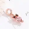 Pulseira Colar Pingente Animal Rosa Transfronteiriça Materiais de Charme DIY Estilo Étnico Coruja Pingente Charme Artesanal