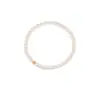 Pulsera de Perlas Shijia Chapada en Oro para Mujer, Pulsera de Amistad Exquisita de Nicho con un Toque de Lujo, Pulsera de Hilo Elástico