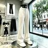Pantalones de Hombre Estilo Old Money Plisados de Color Sólido Micro-Campana 2026 Nuevos Sensación de Alta Gama Corte Limpio Caída Pierna Ancha Pantalones Scimitar