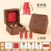 Producción Personalizada de Recuerdos de Cabello Fetal y Dientes de Leche Cabello Fetal Vientre de Conejo Cordón Umbilical de Bebé Recién Nacido Caja de Colección de Madera