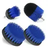 Kit de Brochas para Furadeira Elétrica do Fabricante com Quatro Peças 2/3.5/4/ 5 Polegadas Escovas de Limpeza para Casa e Carro, Compatível com Furadeiras Elétricas