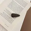 Presilha de bico de pato de moda com bolinhas estilo japonês, simples e natural estilo ins, com atmosfera de alta qualidade, estilo de senhora elegante, presilha para franja do dia a dia