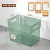 Cesta de Armazenamento Antibacteriana para Geladeira BNBS Caixa de Armazenamento de Alimentos de PP de Grau Alimentício Caixa Organizadora para Porta Lateral de Geladeira