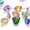 Rhinestones de Garra de Cristal de Gota de Agua, Rhinestones de Vidrio de Garra Única Cosidos a Mano en Cuatro Esquinas, Joyería y Accesorios para Ropa DIY
