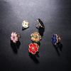Broche Flor de Cerejeira Japonês Doce Corsage Elegante Camiseta de Verão Decote V Vestido de Manga Curta Nicho Mini Pin
