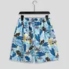 Viagem Tailândia Soltos Tamanho Grande Modernos Calças de Praia Masculinas Secagem Rápida Cinco Pontos Casuais Calças Grandes Férias Ilha Sanya Shorts