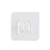 Gancho Transparente de Viscosa Broche de Pared Perforación Libre Parche Adhesivo sin Marcas Broche en U Estante de Almacenamiento Pegar Pasta Jabonera Pegar