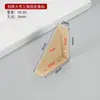 Soporte de Esquina de Tres Lados Engrosado para Fijación de Soportes de Ángulo Recto de 90 Grados, Soportes para Colgar Gabinetes de Ángulo de Hierro, Refuerzo de Estantes, Soporte Multifuncional para Esquinas de Cama