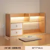 Estante de mesa, prateleira de armazenamento multicamadas simples para dormitórios de estudantes, estante de mesa em degraus para escritório, pequena estante de mesa