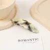 Grampo de Cabelo de Acetato Estilo Vintage com Presilha Lateral em Arco Oval para Franja e Cabelos Finos, Presilha Bico de Pato na Cor Tartaruga, Presilha de Mola para Rabo de Cavalo