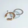 Accesorios para Grifo Fregadero de Cocina Lavabo Grifo de Agua Caliente y Fría Sujetadores de Grifo Cobre Acero Inoxidable Tuerca Antiaflojamiento Tapa de Fijación