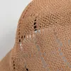 Nueva Gorra de Béisbol de Punto Transpirable Hueca para Primavera y Verano, Gorra de Paja Tejida con Papel para Proteger del Sol para Mujeres y Hombres, Sombrero Solar para Exteriores