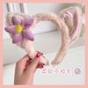 Lingna Bei Er Outono e Inverno Cabelo Hoop All-match Out Headband Plush Hair Band Acessórios para o cabelo 2021 Novo Estilo de Braçadeira de Cabelo