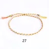 Amazon Explosiones Colorido Cuerda de Algodón Pulsera de la Amistad Cuentas de Cobre Borla Hecho a Mano Trenzado Cuerda de Mano Pieza de Mano Ajustable para Hombres y Mujeres