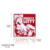 Mercancía de Anime Broches de One Piece: Luffy Sombrero de Paja, Zoro, Ace, Insignias de Barco Pirata