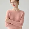 Comercio exterior transfronterizo otoño e invierno nuevo suéter cálido grueso suelto de cuello redondo para mujer con tejido de ochos, top versátil, camiseta básica de punto