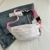 2024 Estilo Coreano Lindo Nicho Ligero Bolso Cruzado de Cintura Estilo Japonés Fresco y Simple Estilo Occidental Estilo Mori Bolso de Pecho para Montar Bolso de Mujer