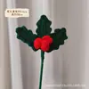 Produto Acabado Transfronteiriço Girassol Artesanal Espinheiro Candied Coelho Buquê Fio Crochê Presente Criativo para Temporada de Formatura
