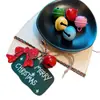 Decoração de Natal de Novo Produto Transfronteiriça Pendurada de Madeira Atmosfera Presente Caixa de Presente Decoração Feriado Lasca de Madeira Decoração Pendurada