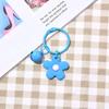 Chaveiro Florzinha Colorida Estilo Coreano Sino Cor de Doce Pingente Argola de Chave para Mulheres Decoração de Bolsa Estilo Fresco