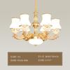 Lustre de Sala de Estar em Liga de Zinco, Iluminação Principal Elegante para Sala de Estar e Hall, Abajur de Vidro, Lustre para Sala de Jantar, Fábrica de Iluminação Zhongshan