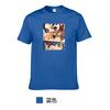 Camiseta estampada de manga corta transfronteriza para parejas de hombres y mujeres de primavera 2022, nueva camiseta de manga corta con estampado de Naruto Anime