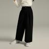 Novedad de Primavera 2024: Pantalones de pierna ancha para niñas con caída, Pantalones de traje holgados para niños, Pantalones suaves y cómodos para bebé