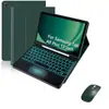 Adequado para Tablet Samsung A9Plus 11 polegadas Capa Protetora com Touchpad Retroiluminado de Sete Cores, Teclado Bluetooth, Suporte para Caneta e Capa de Couro