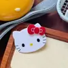 Nuevo Estilo Simple Versátil Gato KT Grande Pinza sin Costuras Corazón de Niña Flequillo Pinza Lateral Dibujos Animados Adorno para la Cabeza Dulce Pinza Lateral para Mujer