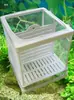 Caja de cría/red de aislamiento para acuario, caja de aislamiento para alevines de pez, acuario