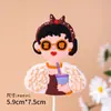 Celebridad de Internet Pegamento Suave Mujer Rica Pastel Real Adornos Decorativos Diosa Rica y Próspera Cumpleaños Ganar Dinero Accesorios de Complemento de Cumpleaños